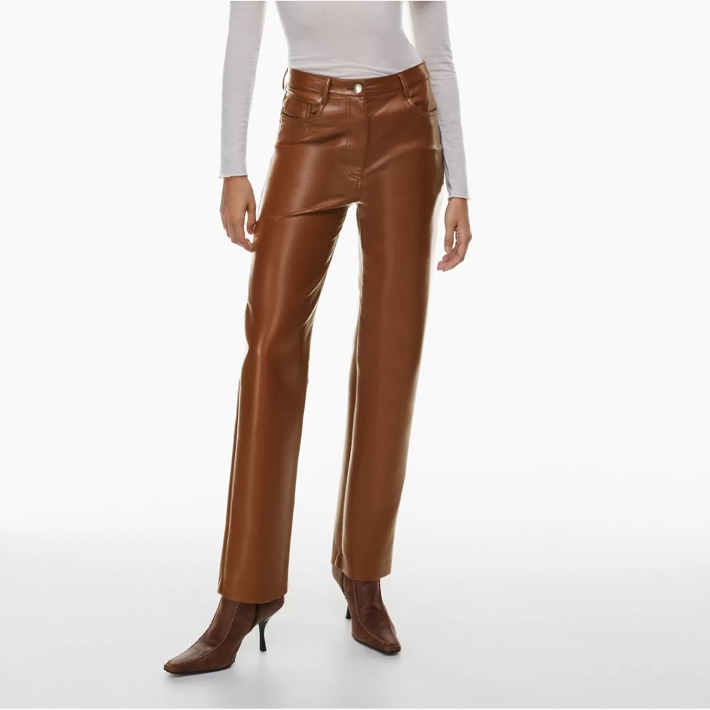 The Melina Pant by Aritzia - Cognac Size 0